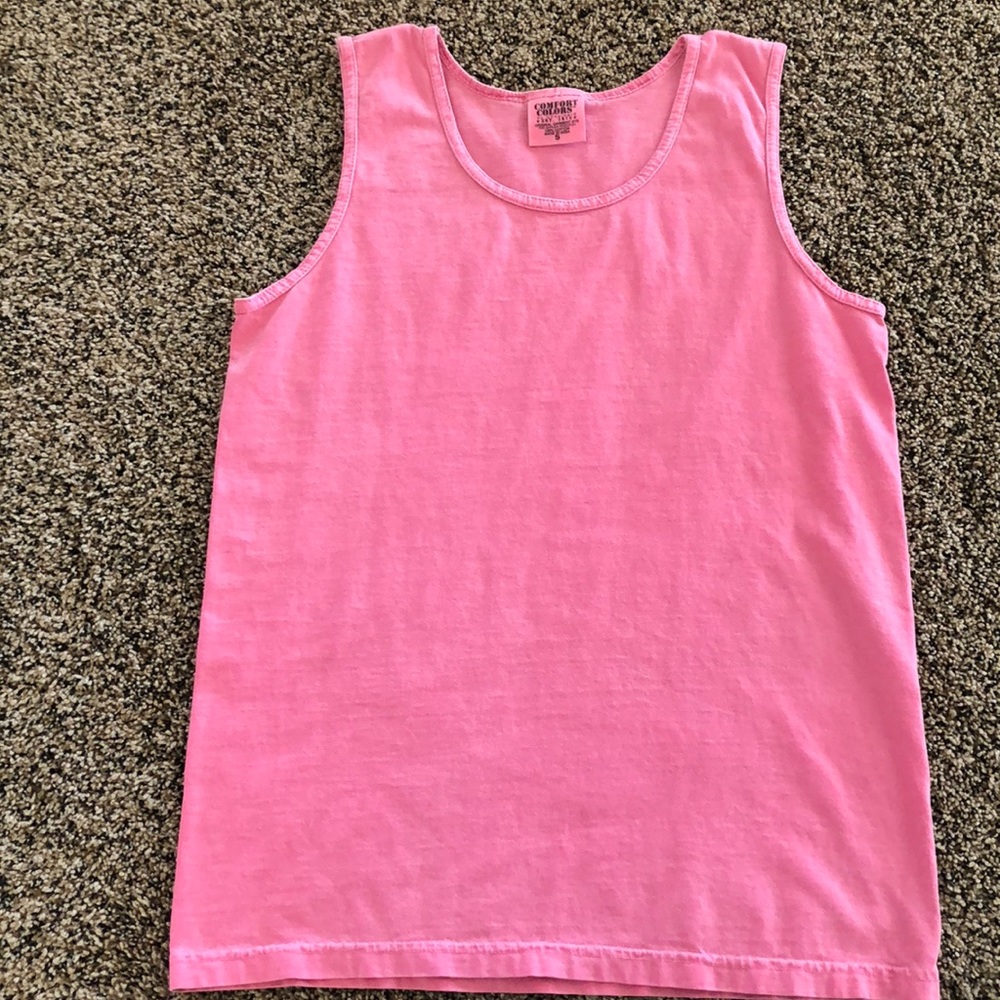 Comfort Color Pink Tank Top